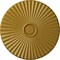 Ekena Millwork Shakuras Ceiling Medallion (For Canopies up to 5 1/2"), Hand-Painted Pharaohs Gold, 29 1/2"OD x 2"P CM30SHPGS - alternate 1